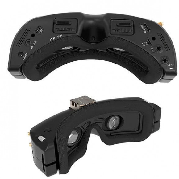 SKYZONE 5.8 GHz 48CH SKY04O FPV Goggle rear view